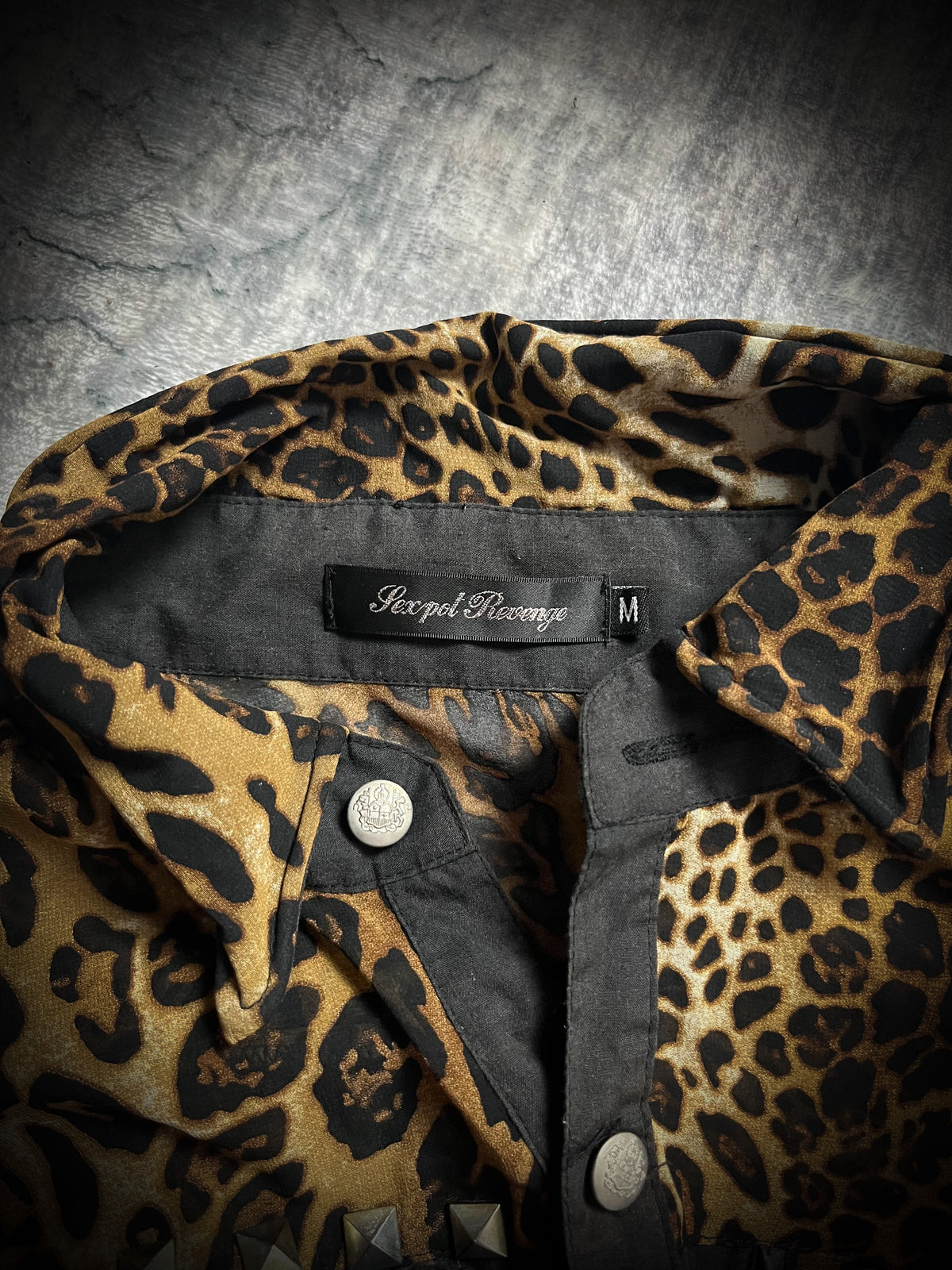 Sexpot Revenge Leopard Print Shirt