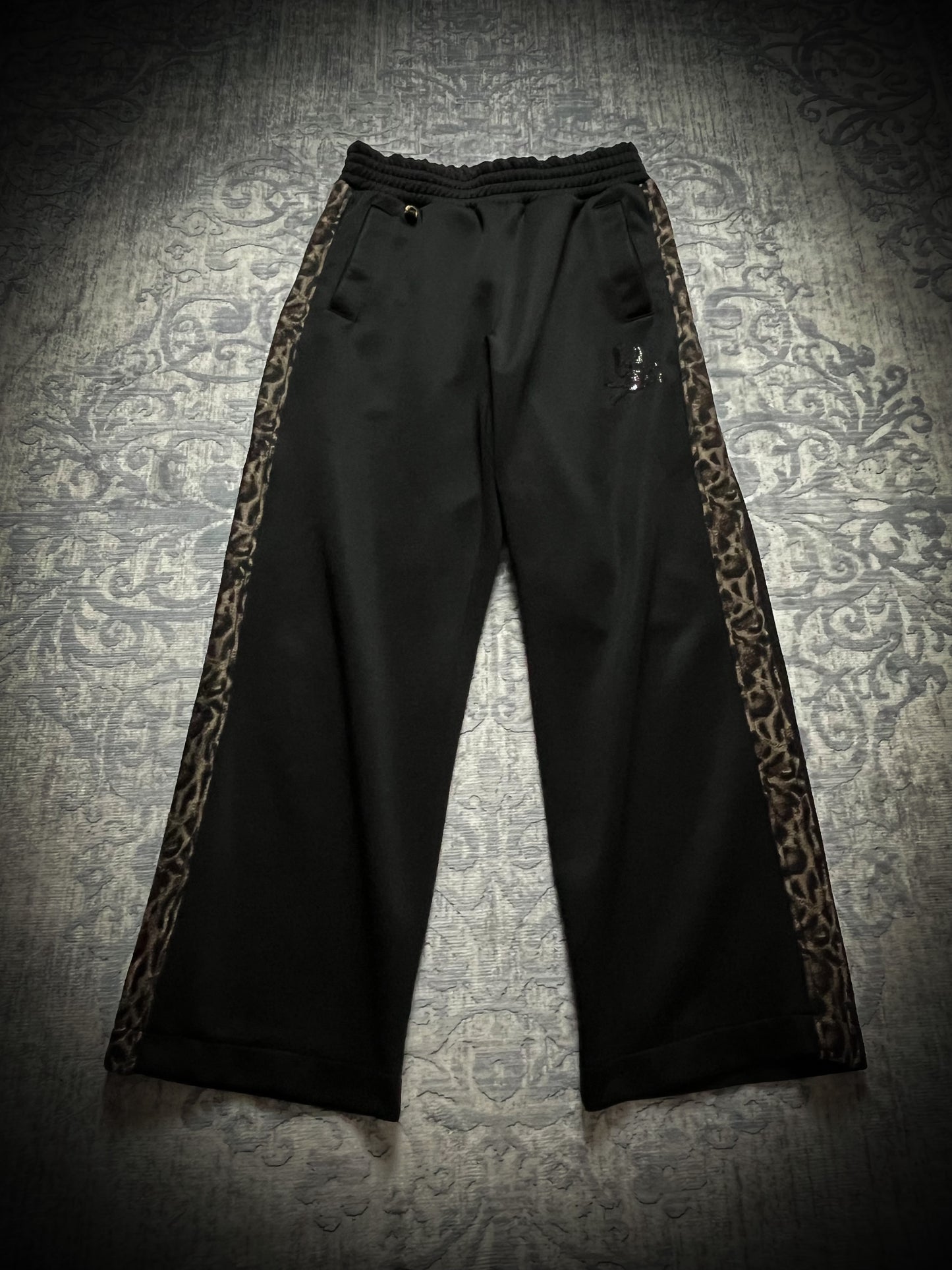 Roen leopard trackpants