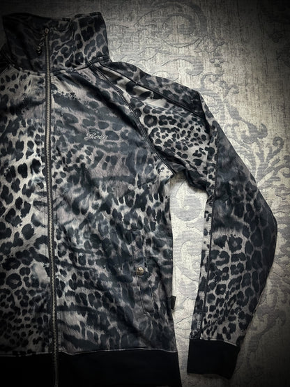 Roen leopard zip jacket