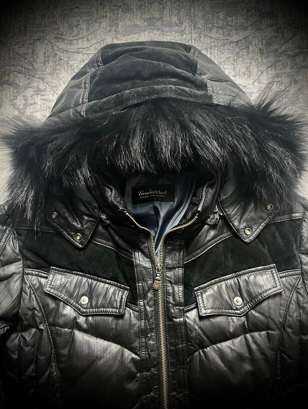 Tornado Mart fur puffer jacket