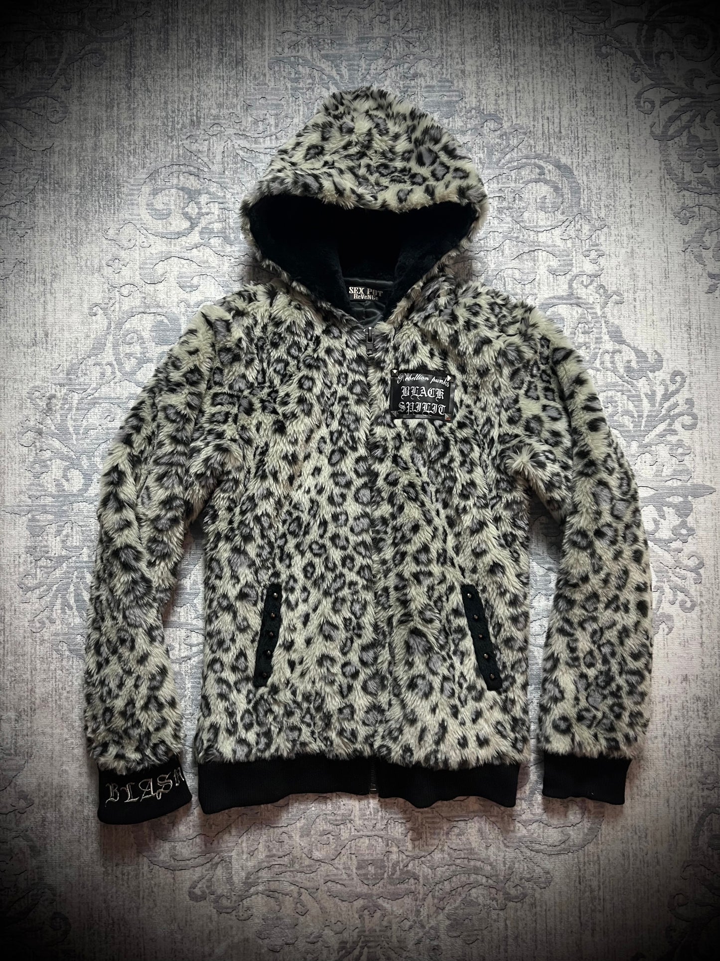 Sexpot Revenge Snow Leopard Fur Jacket