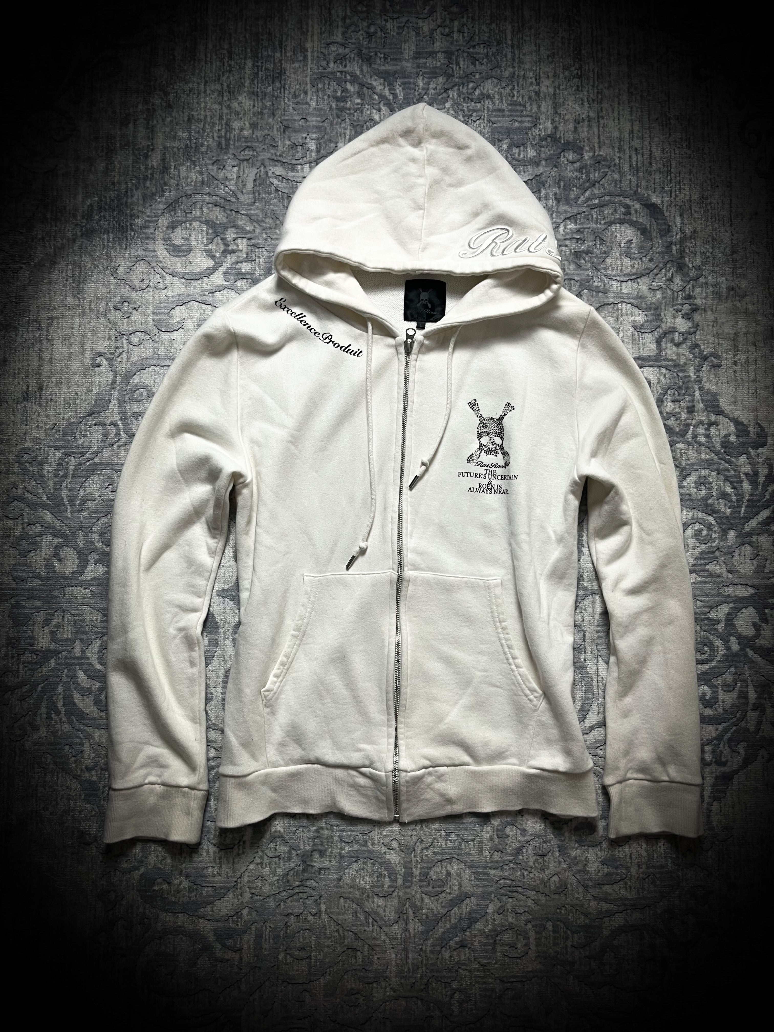 ROEN RHINESTONE SKULL HOODIE – HUSH1UP