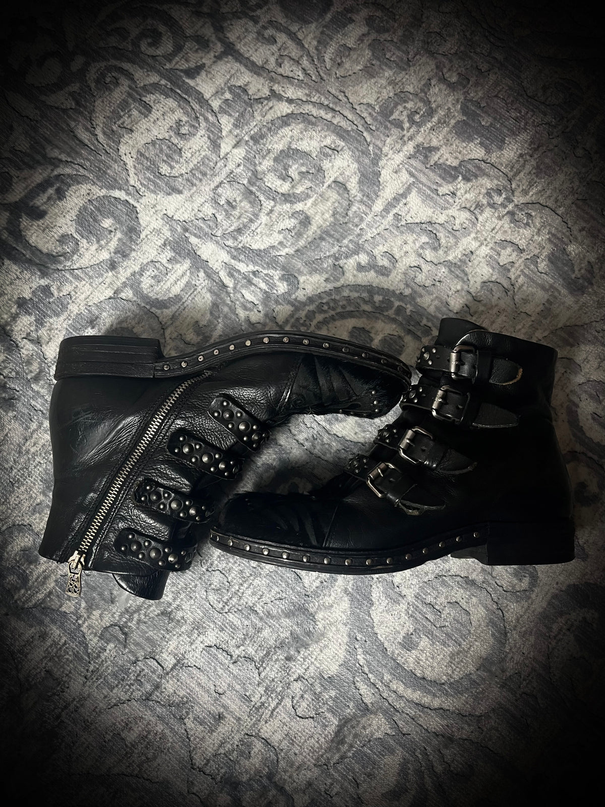 A.S.98 Studded Leather Boots