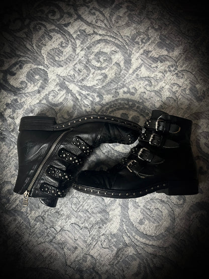 A.S.98 Studded Leather Boots