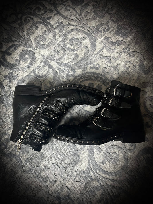 A.S.98 Studded Leather Boots