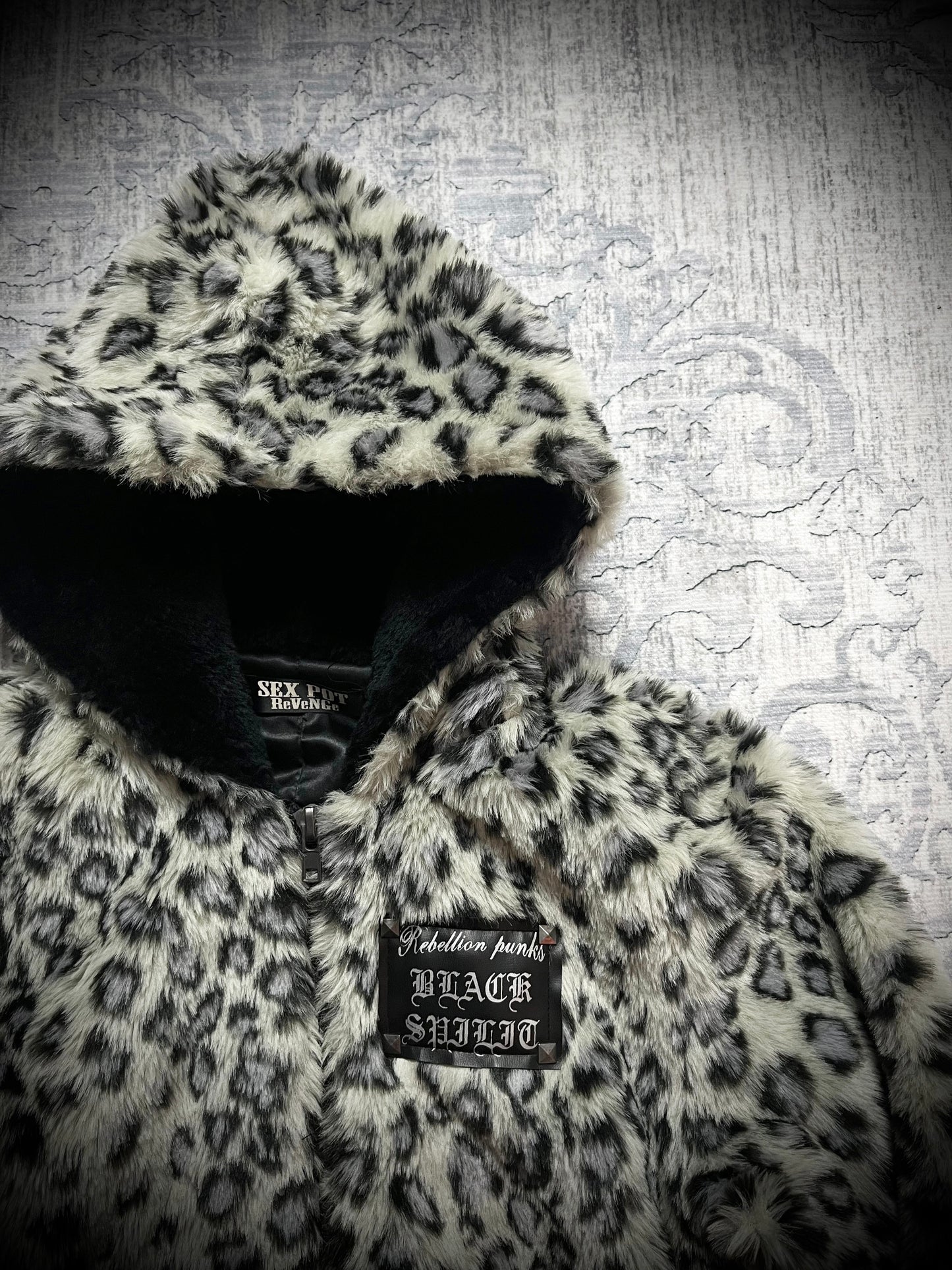 Sexpot Revenge Snow Leopard Fur Jacket