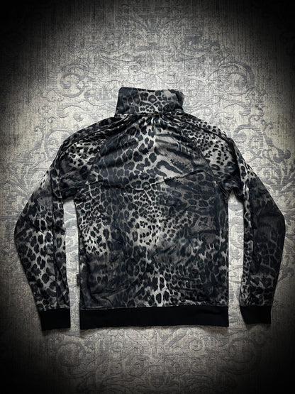 Roen leopard zip jacket
