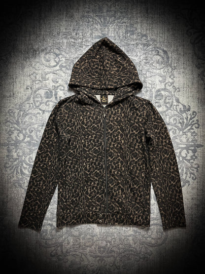 Roen leopard print hoodie