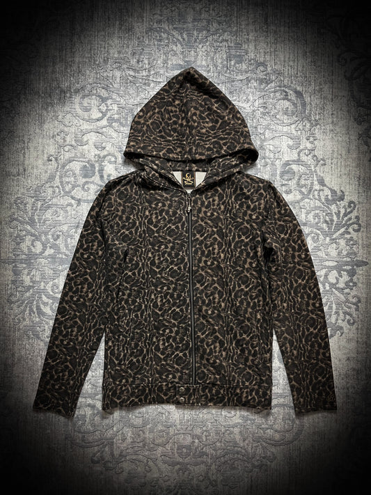 Roen leopard print hoodie