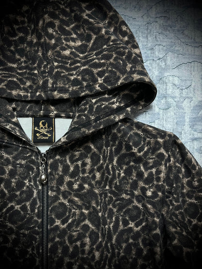 Roen leopard print hoodie