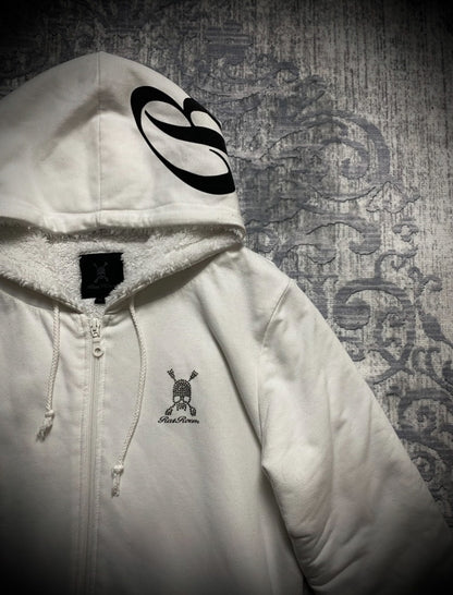 Roen rhinestone skull hoodie