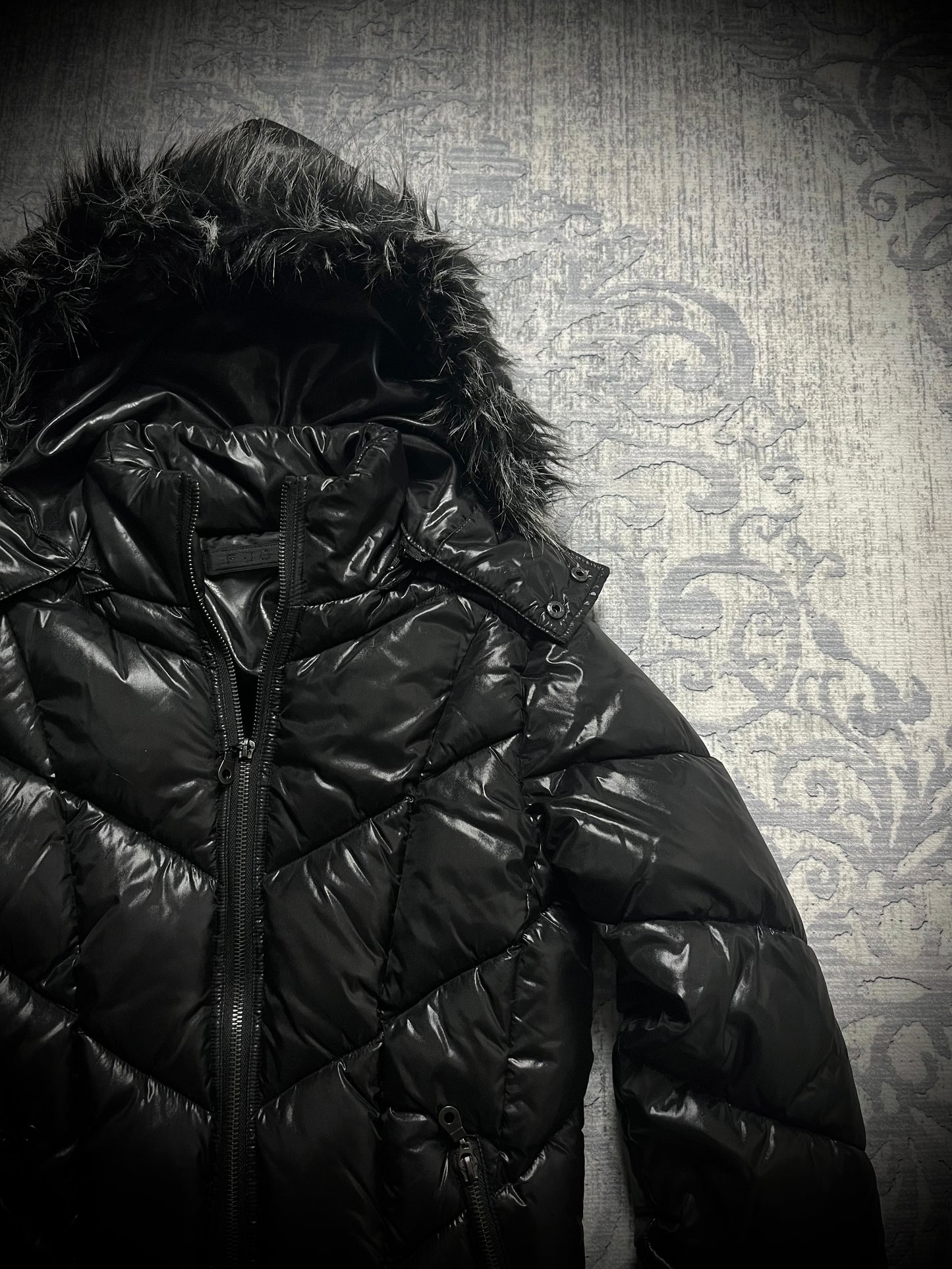 FUGA Fur Puffer Jacket