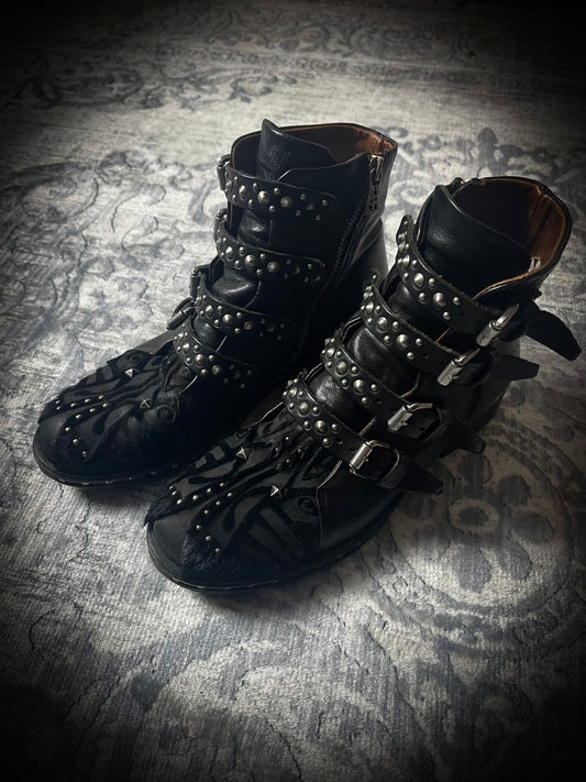 A.S.98 Studded Leather Boots