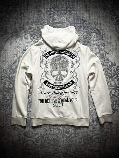 RHINESTONE SKULL HOODIE